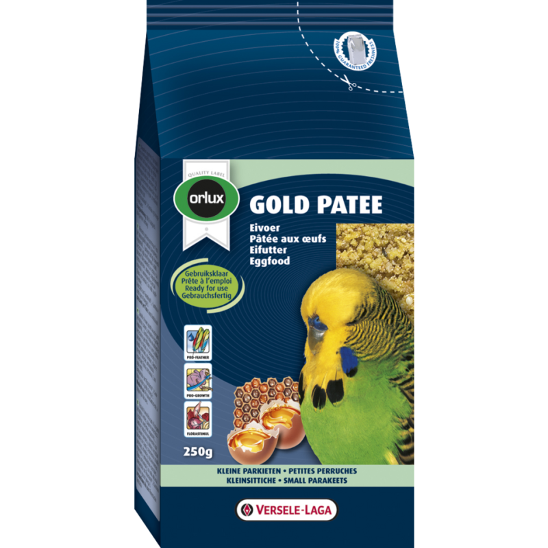 VERSELE-LAGA Orlux Gold Patee Small Parakeets - pokarm jajeczny dla małych papużek 250g