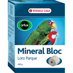 VERSELE-LAGA Orlux Mineral Bloc Loro Parque - kostka mineralna dla dużych i średnich papug 400g