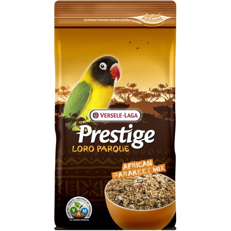 VERSELE-LAGA Prestige Loro Parque African Parakeet Mix - dla średnich afrykańskich papug 20 kg