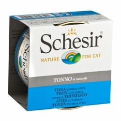 SCHESIR Cat Tuńczyk w bulionie (sosie własnym) (puszka) 6x 85g