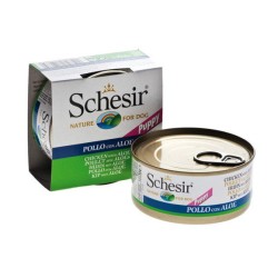 SCHESIR DOG Puppy Chicken with aloe in jelly (puszka) 150g
