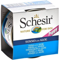 SCHESIR DOG Puppy Tuna with aloe in jelly (puszka) 150g