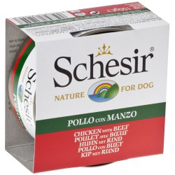 SCHESIR DOG Chicken with beef in jelly (puszka) 150g