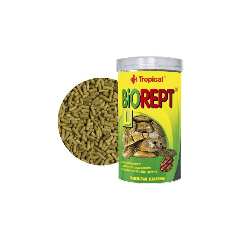 TROPICAL Biorept L  pokarm dla żółwi lądowych 500ml / 140g (puszka)