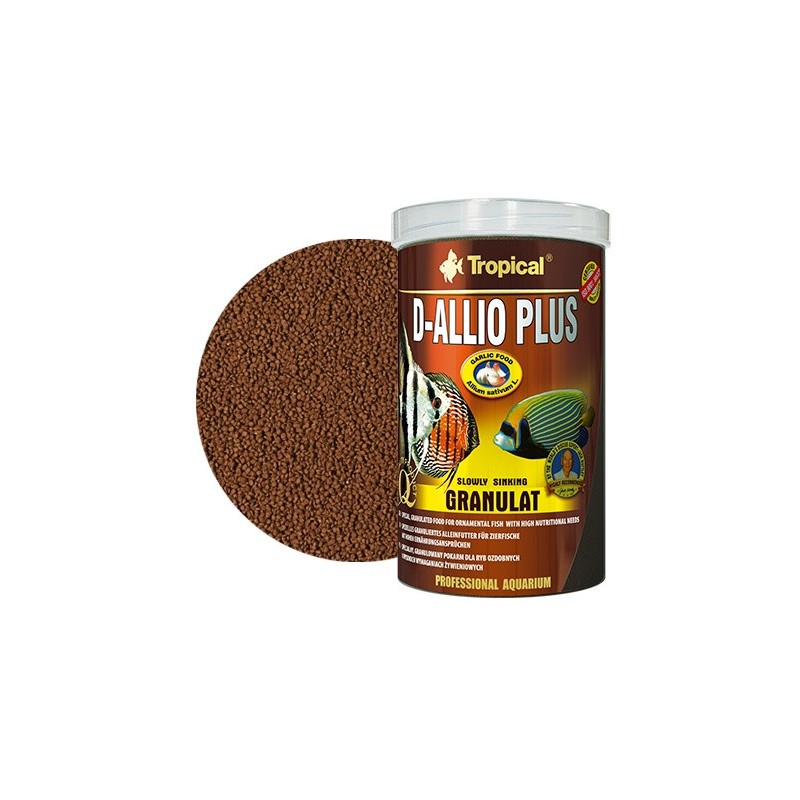 TROPICAL D-Allio Plus Granulat - pokarm dla ryb granulowany z czosnkiem 100ml / 50g