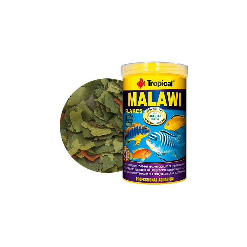 TROPICAL Malawi - pokarm dla pielęgnic mbuna z jeziora Malawi 12g