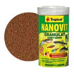 TROPICAL Nanovit Granulat - pokarm dla małych ryb akwariowychi narybku 10g