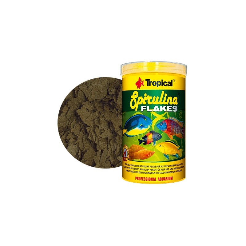 TROPICAL Spirulina Flakes - pokarm roślinny z dodatkiem spiruliny 250ml / 50g