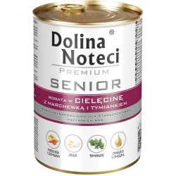 DOLINA NOTECI Premium Senior - Cielęcina Marchew Tymianek 400g