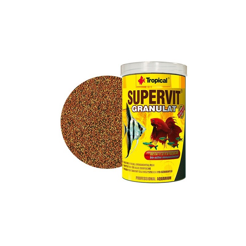 TROPICAL Supervit Granulat -  pokarm w formie granulatu z beta-glukanem 100ml / 55g