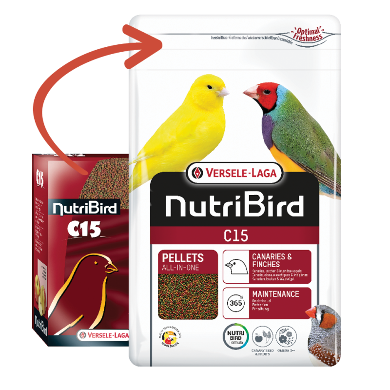 VERSELE-LAGA NutriBird C15 - granulat dla kanarków 1kg