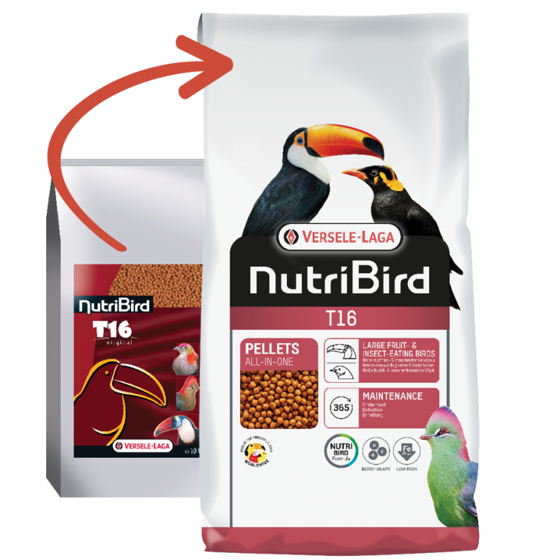 VERSELE-LAGA NutriBird T16 Original - granulat dla tukanów 10kg