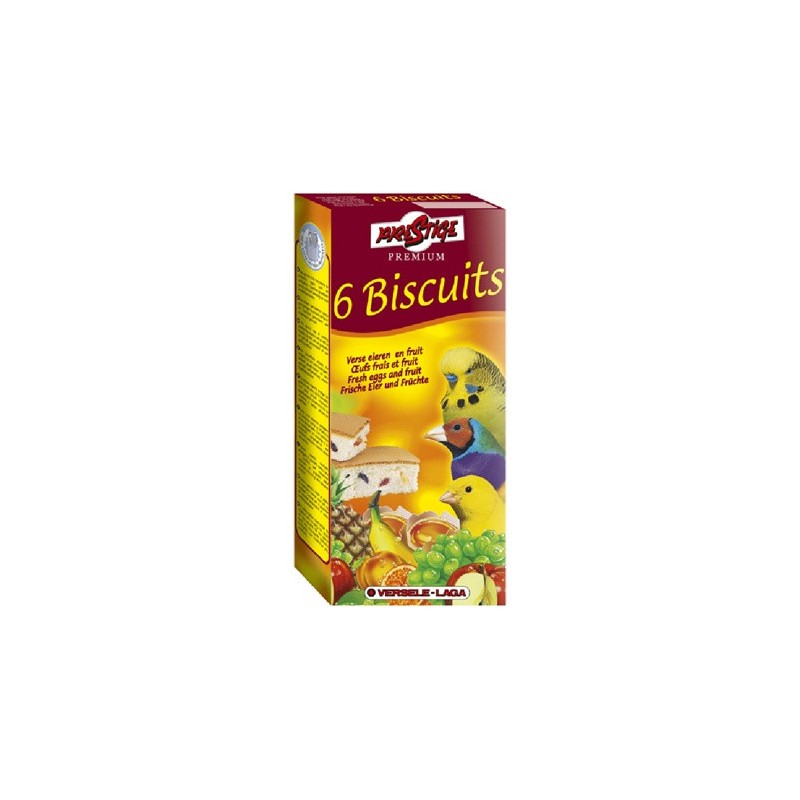 VERSELE-LAGA Prestige Biscuit Fruit - owocowe biszkopty dla ptaków 6 szt.