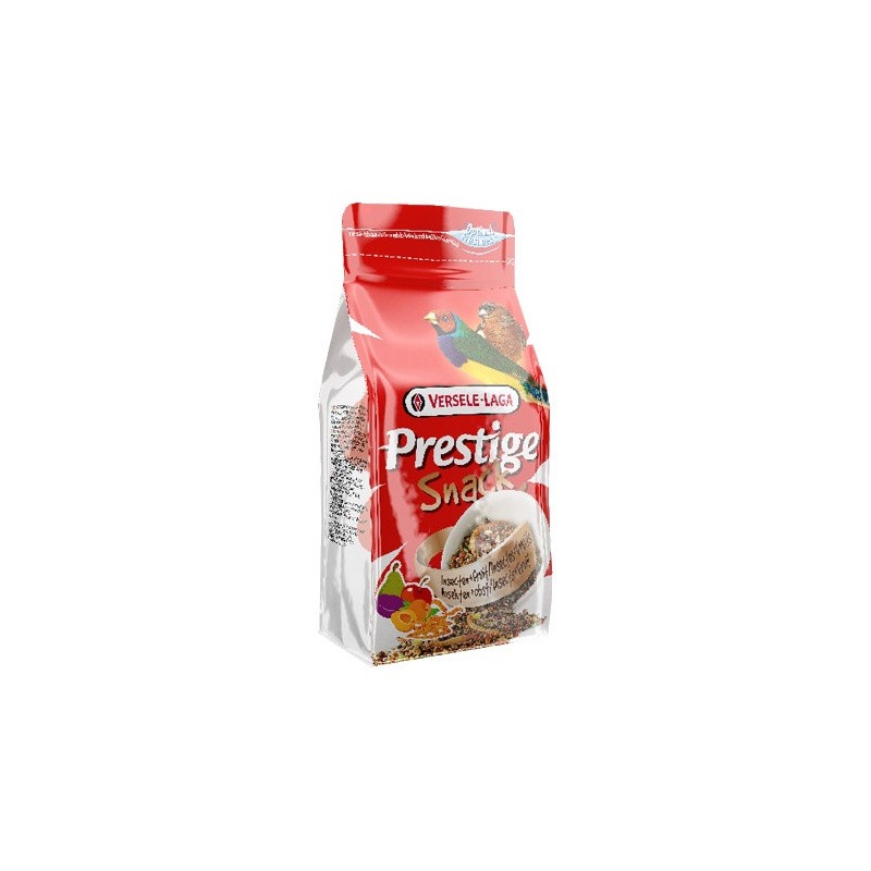 VERSELE-LAGA Prestige Snack Finches - przysmak z owocami i insektami dla ptaków tropikalnych 125g