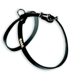 DINGO Szelki skórzane ósemki nitowane 10mm / 56-64 cm Brązowy