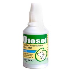 OTOSOL Płyn do czyszczenia uszu dla psów i kotów 25ml