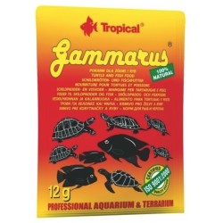 TROPICAL Gammarus - pokarm dla żółwi wodnych, lądowych i dużych gatunków ryb 12g