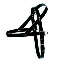 DINGO Szelki fińskie skórzane do ciągnięcia 2,5cm x 95cm