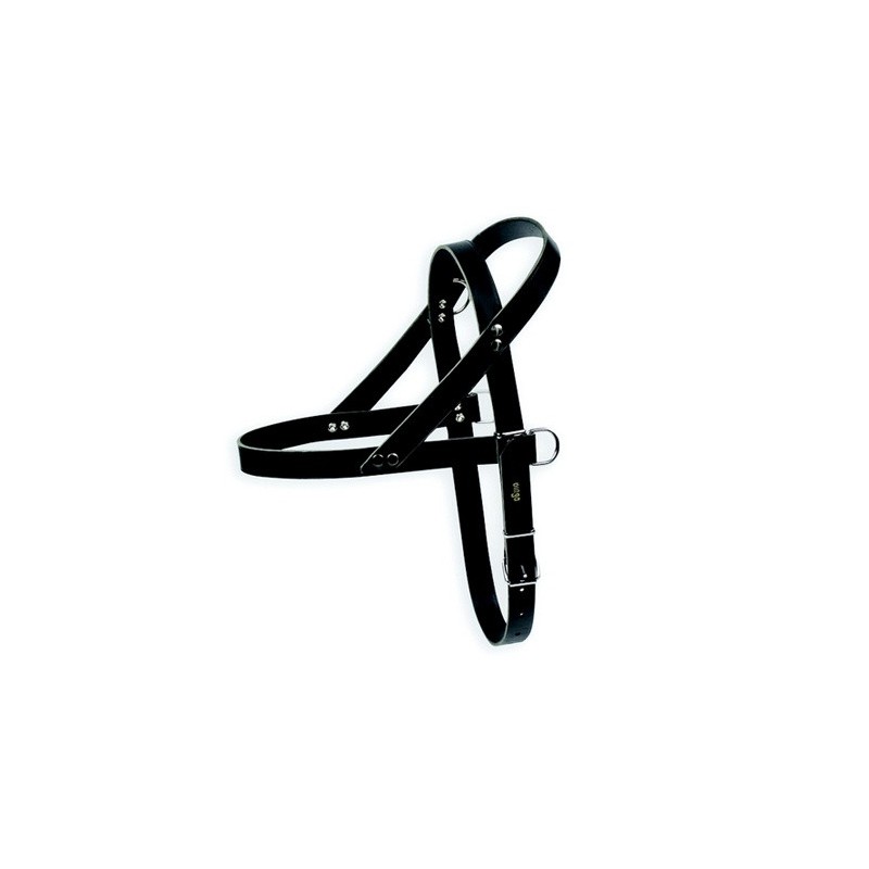 DINGO Szelki fińskie skórzane do ciągnięcia 2,5cm x 110cm