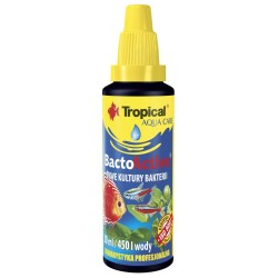 TROPICAL Bacto-Active - żywe kultury bakterii do akwarium słodkowodnego i morskiego 30ml