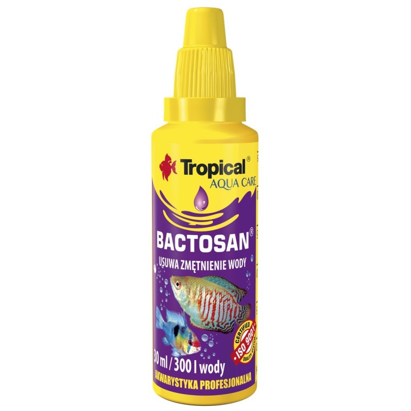 TROPICAL Bactosan - klarowanie wody akwariowej 30ml