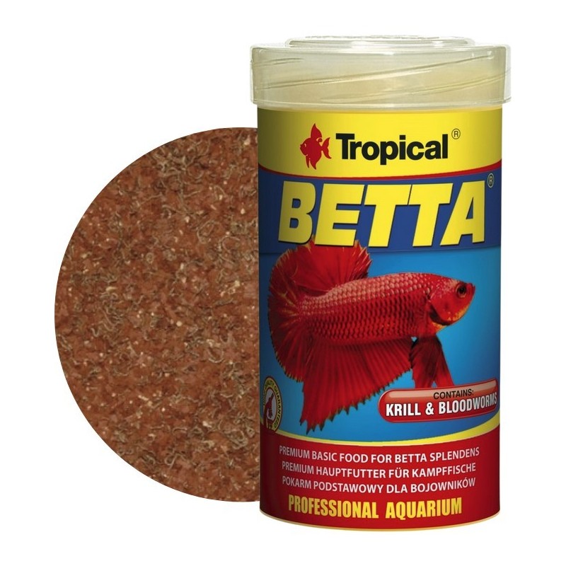 TROPICAL Betta - pokarm dla bojowników - puszka 50ml / 15g (puszka)