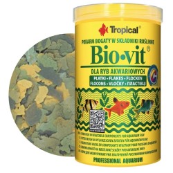 TROPICAL Bio-Vit - Pokarm dla ryb w formie płatków 100ml / 20g (puszka)