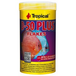 TROPICAL D-50 Plus - wybarwiający pokarm dla ryb ozdobnych 12g (torebka)