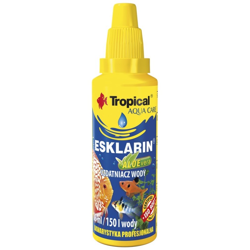 TROPICAL Esklarin z aloesem - uzdatnianie wody akwariowej 30ml