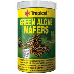 TROPICAL Green Algae Wafers - roślinne wafelki dla glonojadów 250ml / 113g