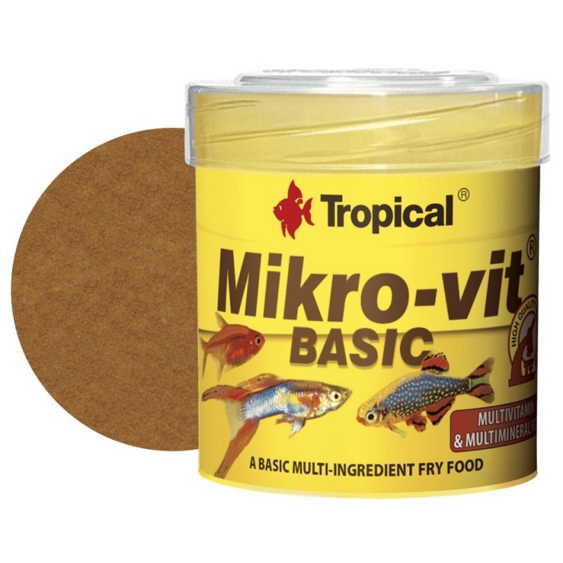 TROPICAL Mikrovit Basic - pokarm podstawowy dla narybku 50ml/32g