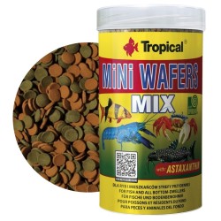 TROPICAL Mini Wafers Mix - tonące wafelki dla ryb dennych i skorupiaków 18g (torebka)