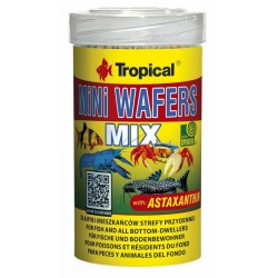 TROPICAL Mini Wafers Mix - tonące wafelki dla ryb dennych i skorupiaków 90g