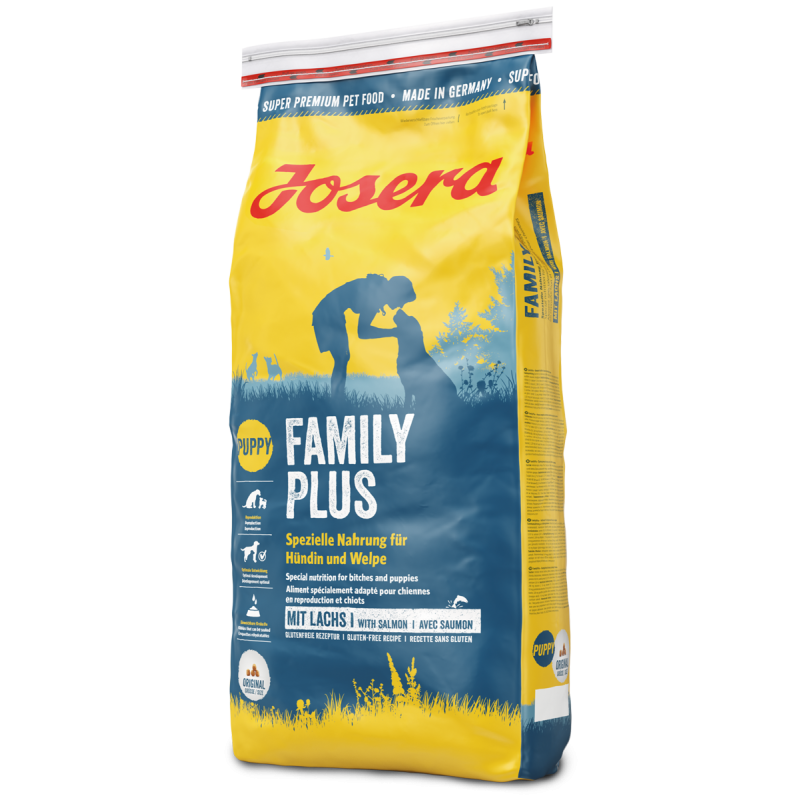 JOSERA FamilyPlus z łososiem - dla suk i szczeniąt 15 kg