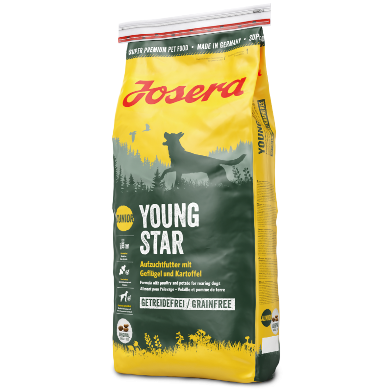JOSERA Young Star - Bezzbożowa dla szczeniąt 2x 15kg