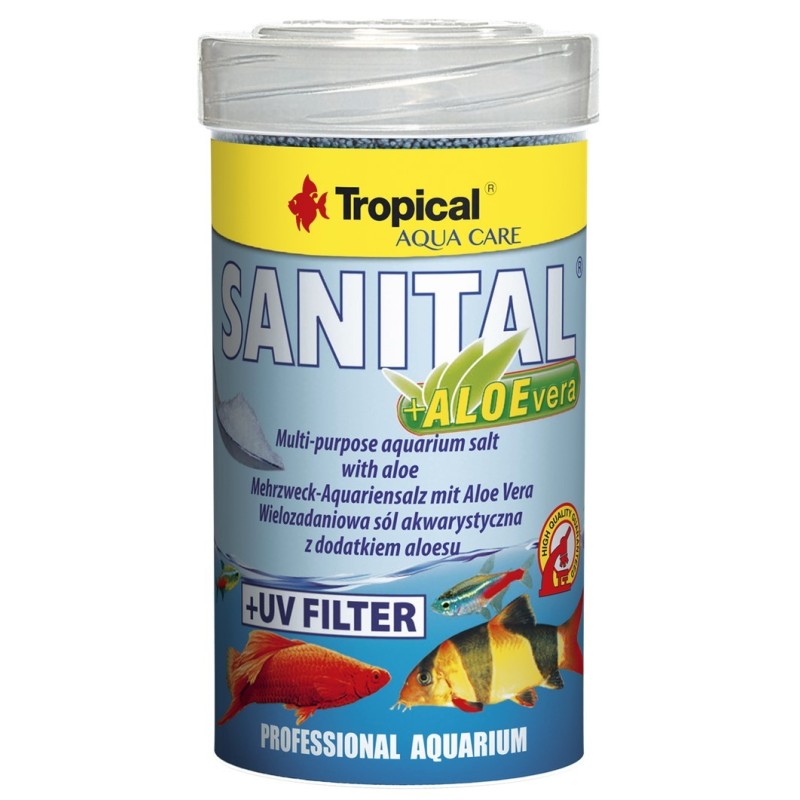 TROPICAL Sanital z Aloesem - sól akwarystyczna 100ml / 120g