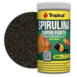 TROPICAL Super Spirulina Forte Mini Granulat - pokarm roślinny dla ryb 100ml / 56g