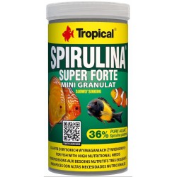 TROPICAL Super Spirulina Forte Mini Granulat - pokarm roślinny dla ryb 250ml / 140g