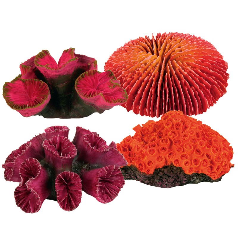 TRIXIE Dekoracja akwarium - Zestaw koralowców 4 szt.