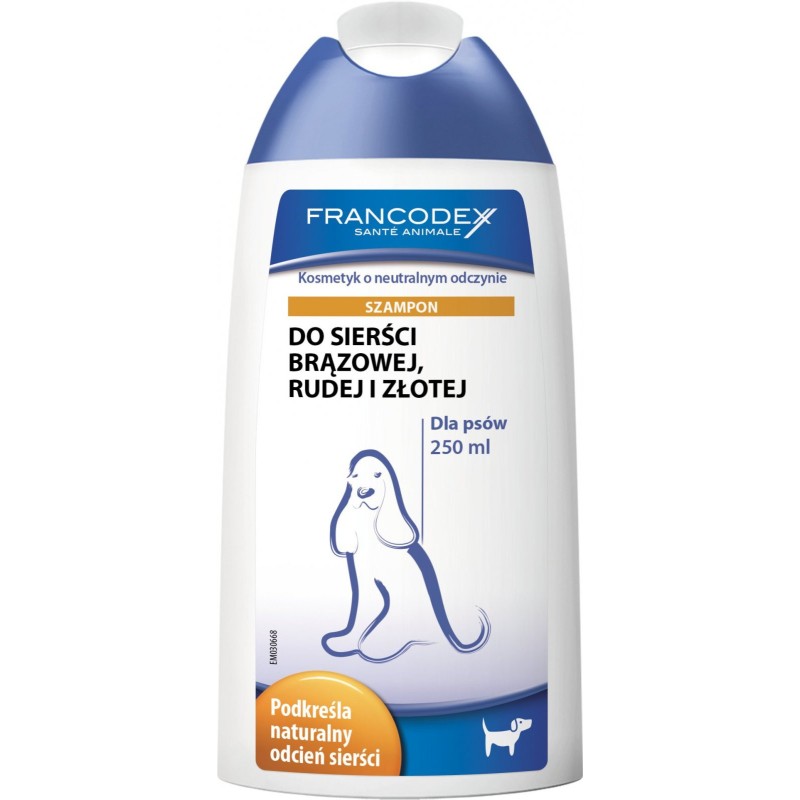 FRANCODEX Szampon do brązowej sierści 250 ml
