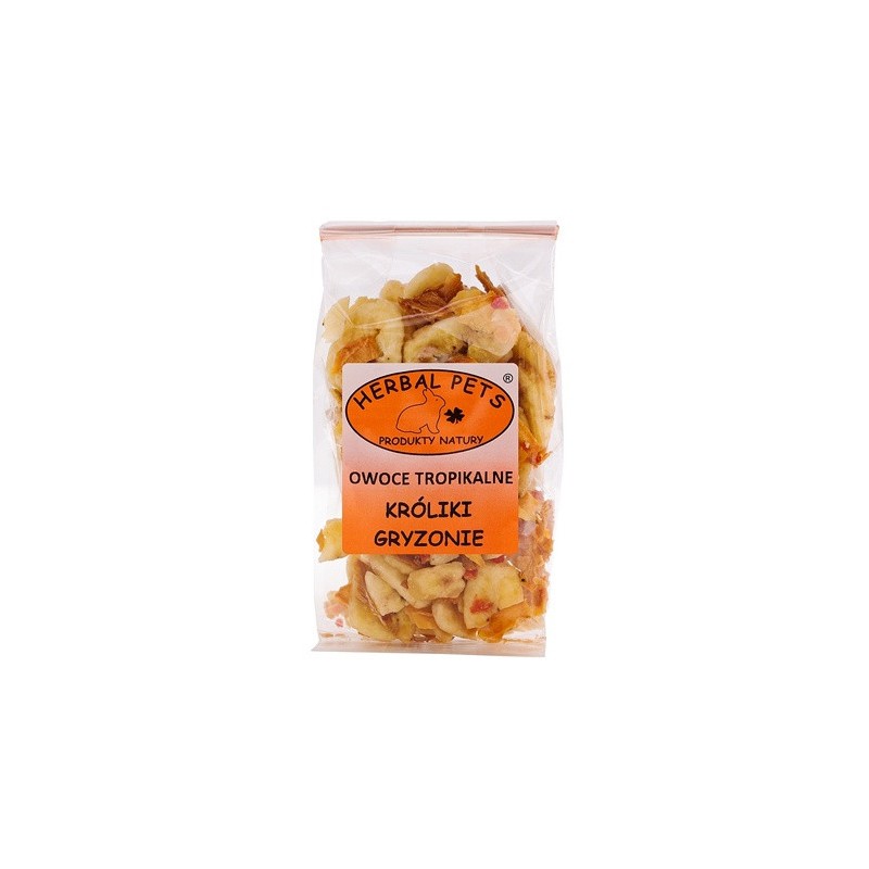 HERBAL PETS Owoce tropikalne - króliki, gryzonie 75g