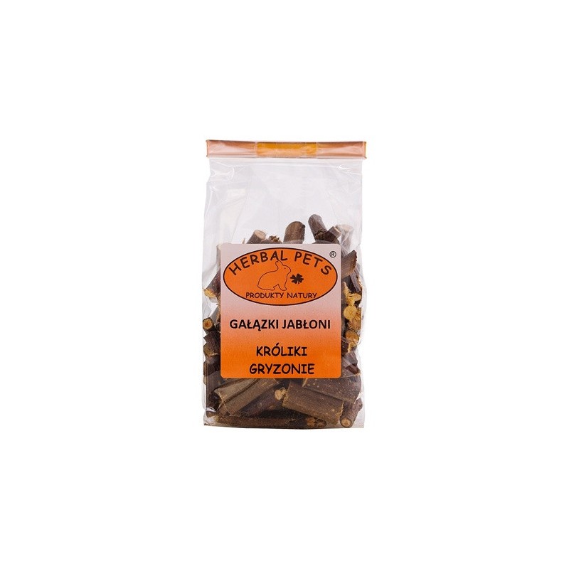 HERBAL PETS Gałązki jabłoni - króliki i gryzonie 100g