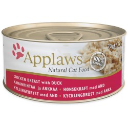 APPLAWS Cat Pierś z kurczaka z kaczką 70g