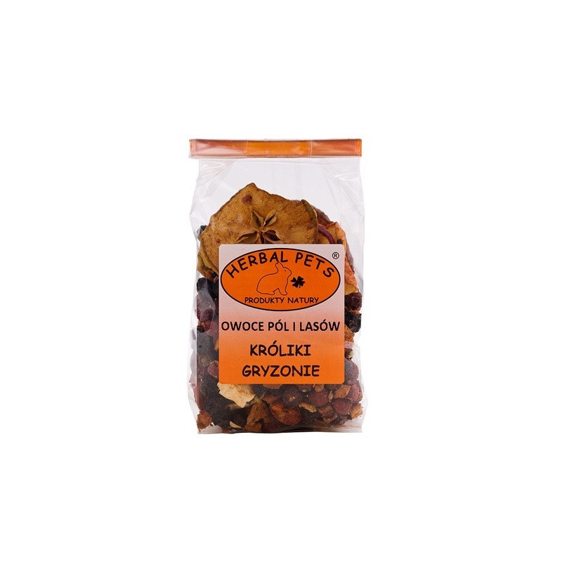 HERBAL PETS Owoce pól i lasów - Króliki i gryzonie 100g