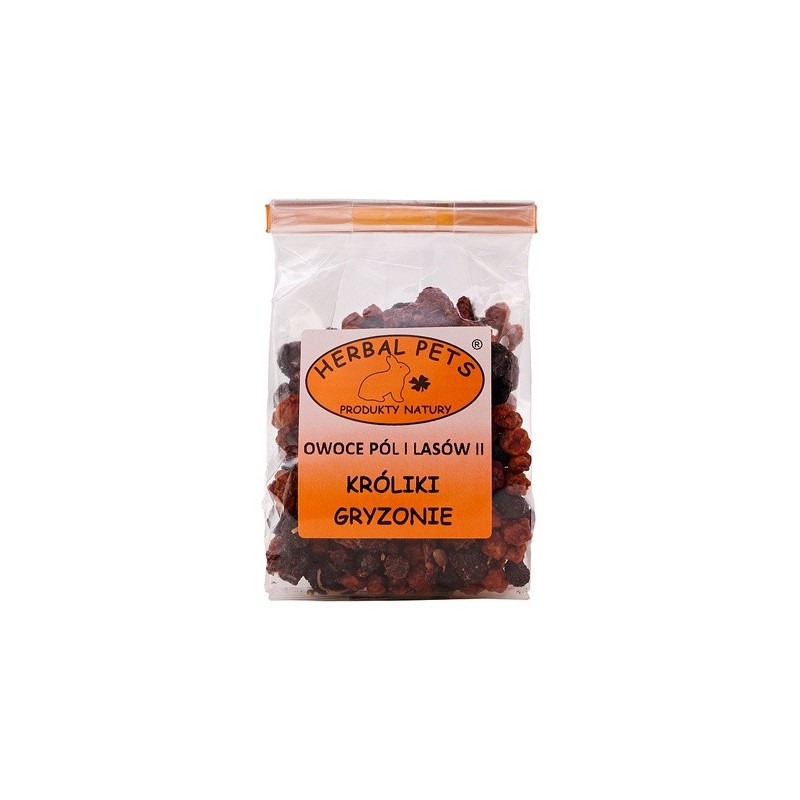 HERBAL PETS Owoce pól i lasów II - Króliki i gryzonie 75g