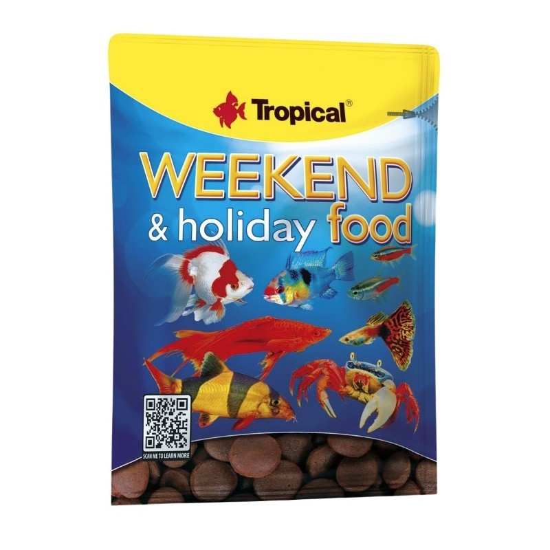 TROPICAL Weekend Food - pokarm w formie tonących tabletek 20g/ok. 24 tab.