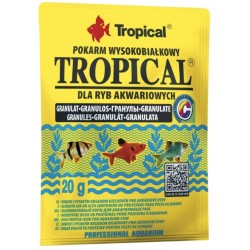 TROPICAL Tropical Granulat - Pokarm dla wszystkożernych ryb akwariowych 20g (torebka)
