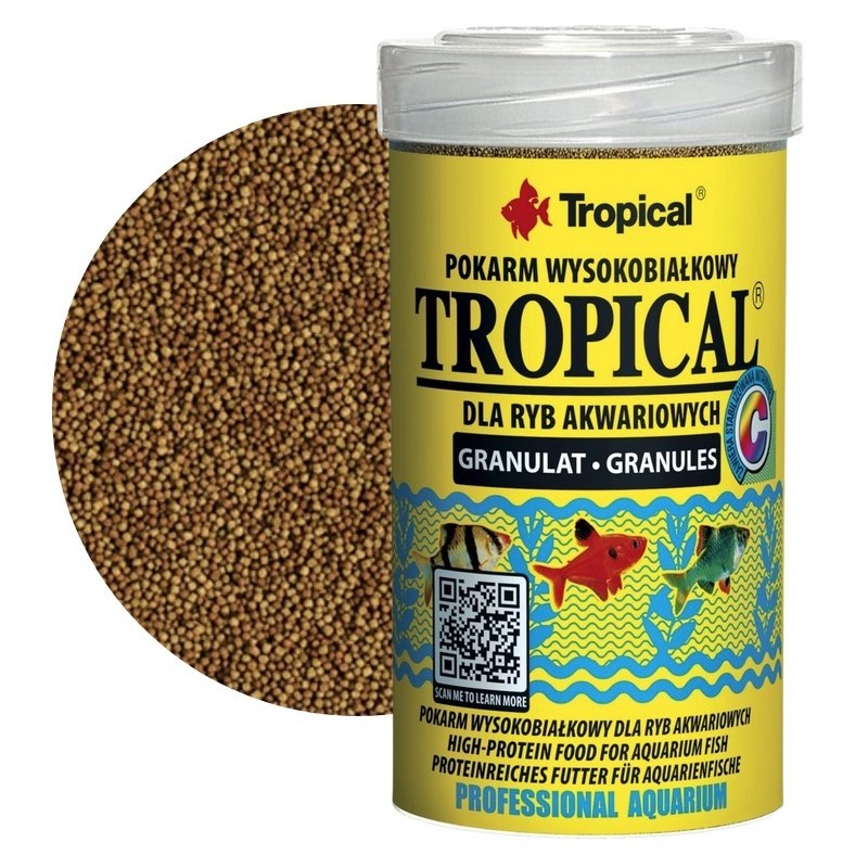 TROPICAL Tropical Granulat - Pokarm dla wszystkożernych ryb akwariowych 100ml / 50g