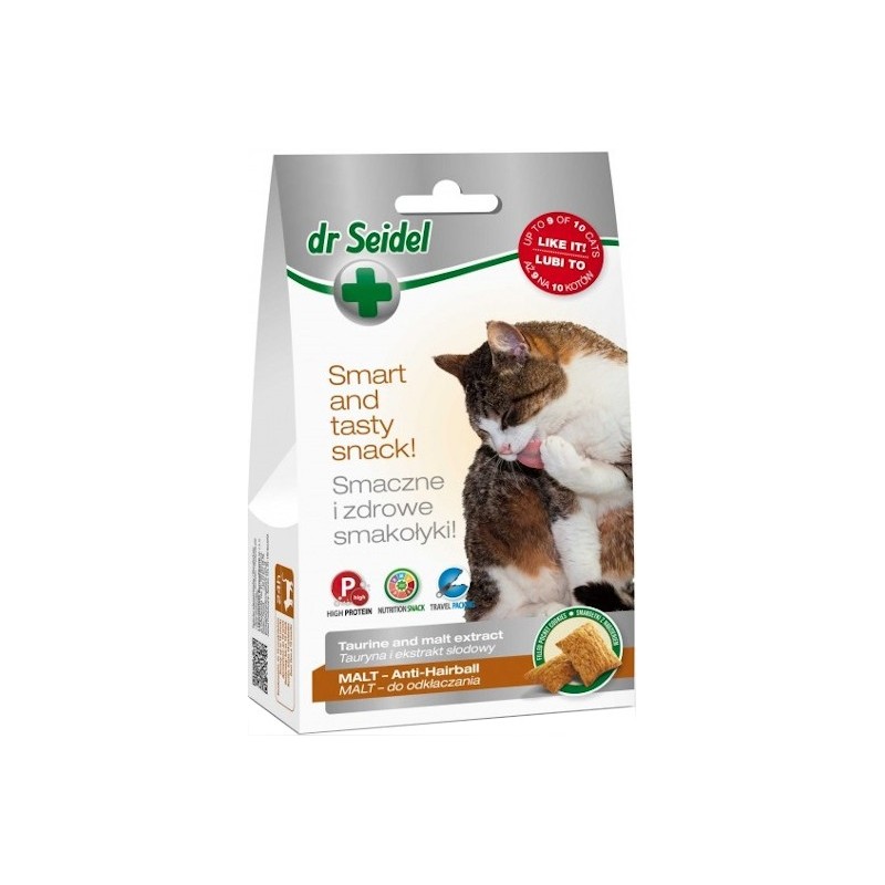 DR SEIDEL Smakołyki Malt do odkłaczania kotów 50g