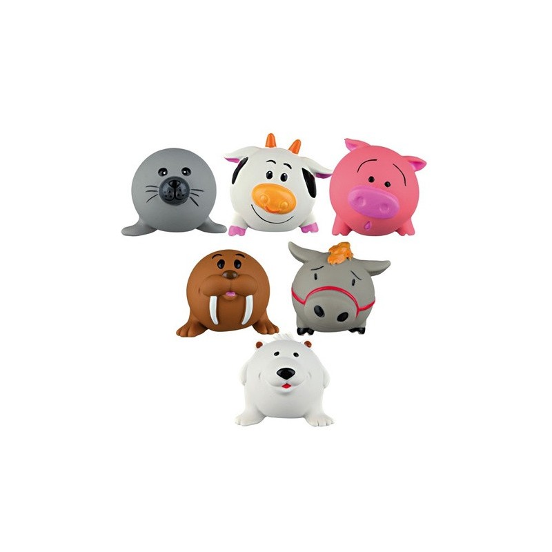 TRIXIE Piłka - zwierzątka lateksowe 6cm - 1 szt.